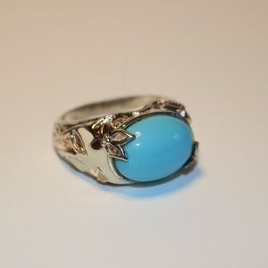 David Sigal Sterling Silver Turquoise Ring